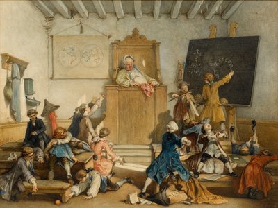 Education for the Privileged, A School for the Children of Courtiers, Vienna, 1867 by Cesare Felix dell Acqua